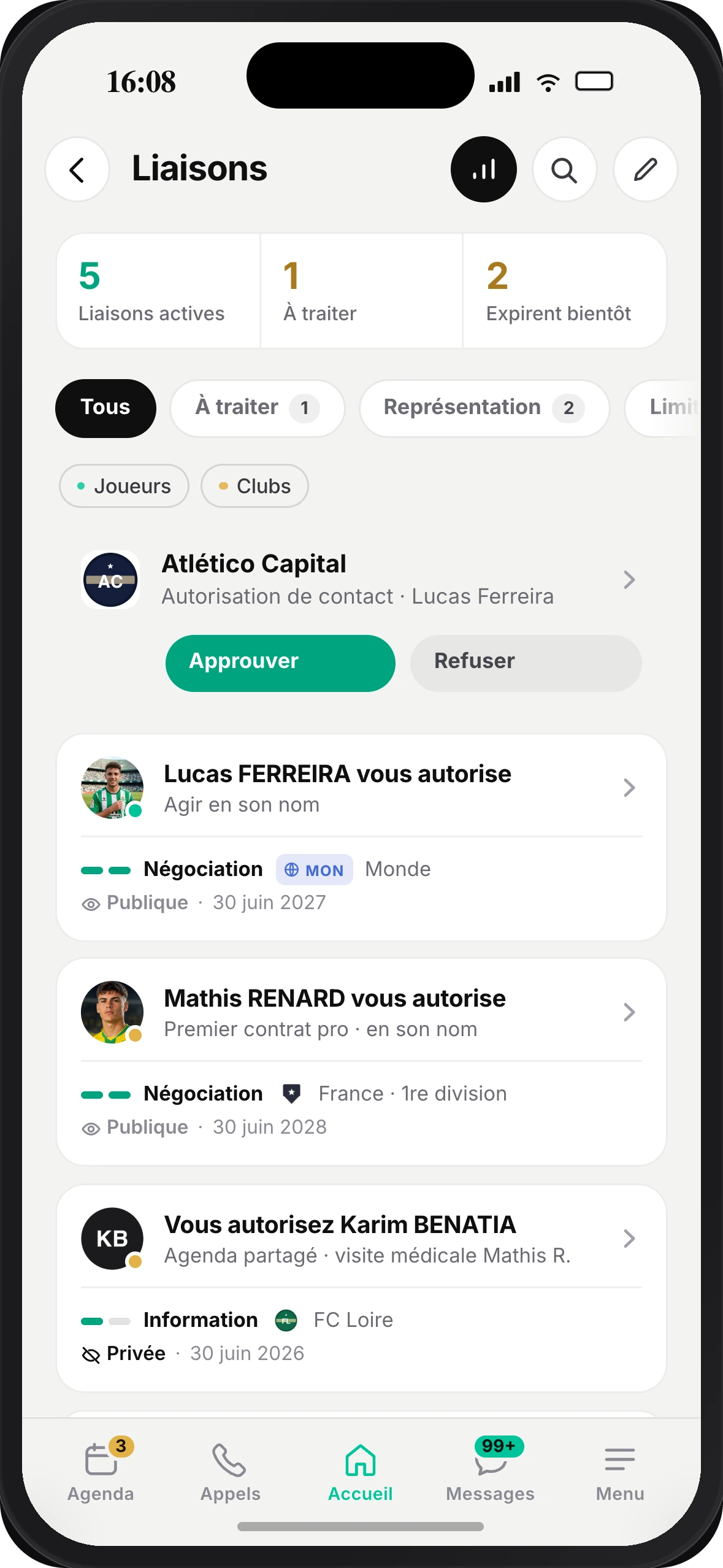 Autorisations, Autorisations numériques